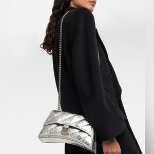 BALENCIAGA Crush leather handbag